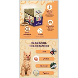 Purrfeto Gourmet Cat Food (With Mackerel in Gravy - For Adult Cat)