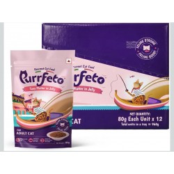 Purrfeto Gourmet Cat Food (Tuna Platter in Jelly - For Adult Cat)