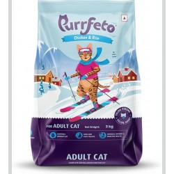 Purrfeto Adult Cat Dry Food - Chicken & Rice (3 kg)