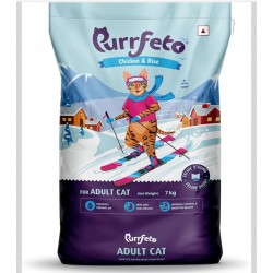 Purrfeto Adult Cat Dry Food - Chicken & Rice 7 kg