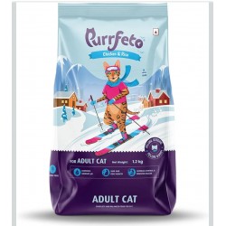 Purrfeto Adult Cat Dry Food - Chicken & Rice 1.2 kg