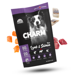CHARM Lamb & Salmon Dry Dog Food 10kg for All Breed & Ages,