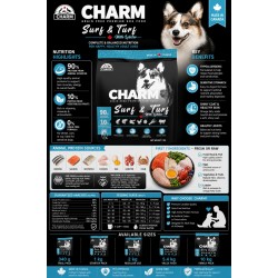 CHARM Surf & Turf with Lobster Dry Dog Food 10kg for All Breed Dogs & ages