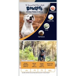 Bowlers Chicken Platter in Gravy (For Adult Dogs)