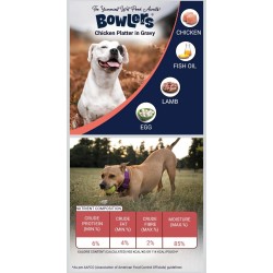 Bowlers With Lamb in Gravy (For Adult Dogs)