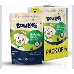 Bowlers Chicken & Liver Platter in Gravy (For Puppy) 5+1